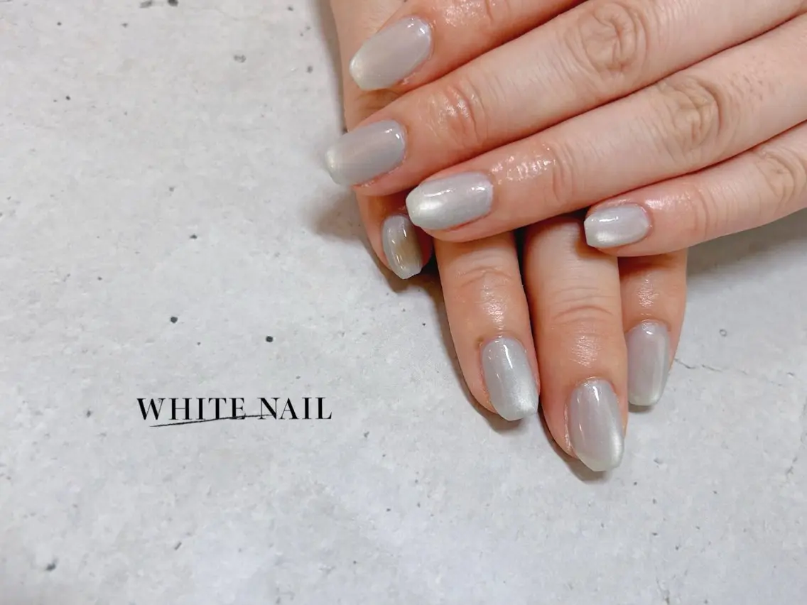 ネイル ハンドネイル WHITE NAIL ホワイトネイルのネイルデザイン