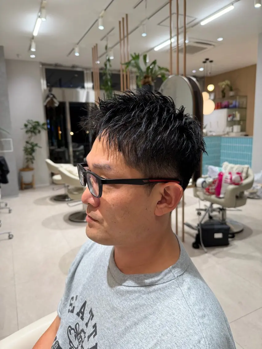 ショート メンズ 🔥メンズパーマ🔥 鈴木 翔斗のヘアスタイル