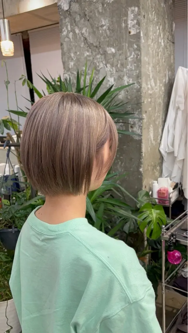 ショート ヘアカラー 🌟CUORE 柵木遥斗🌟のヘアスタイル