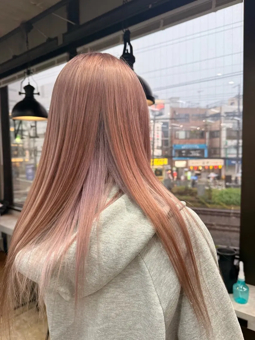 カラー ヘアカラー ルシ🎨/ハイトーン デザイン/髪質改善のヘアスタイル