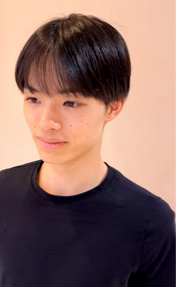 メンズ マッシュ シースルーマッシュ カット 鈴木 拓馬のヘアスタイル
