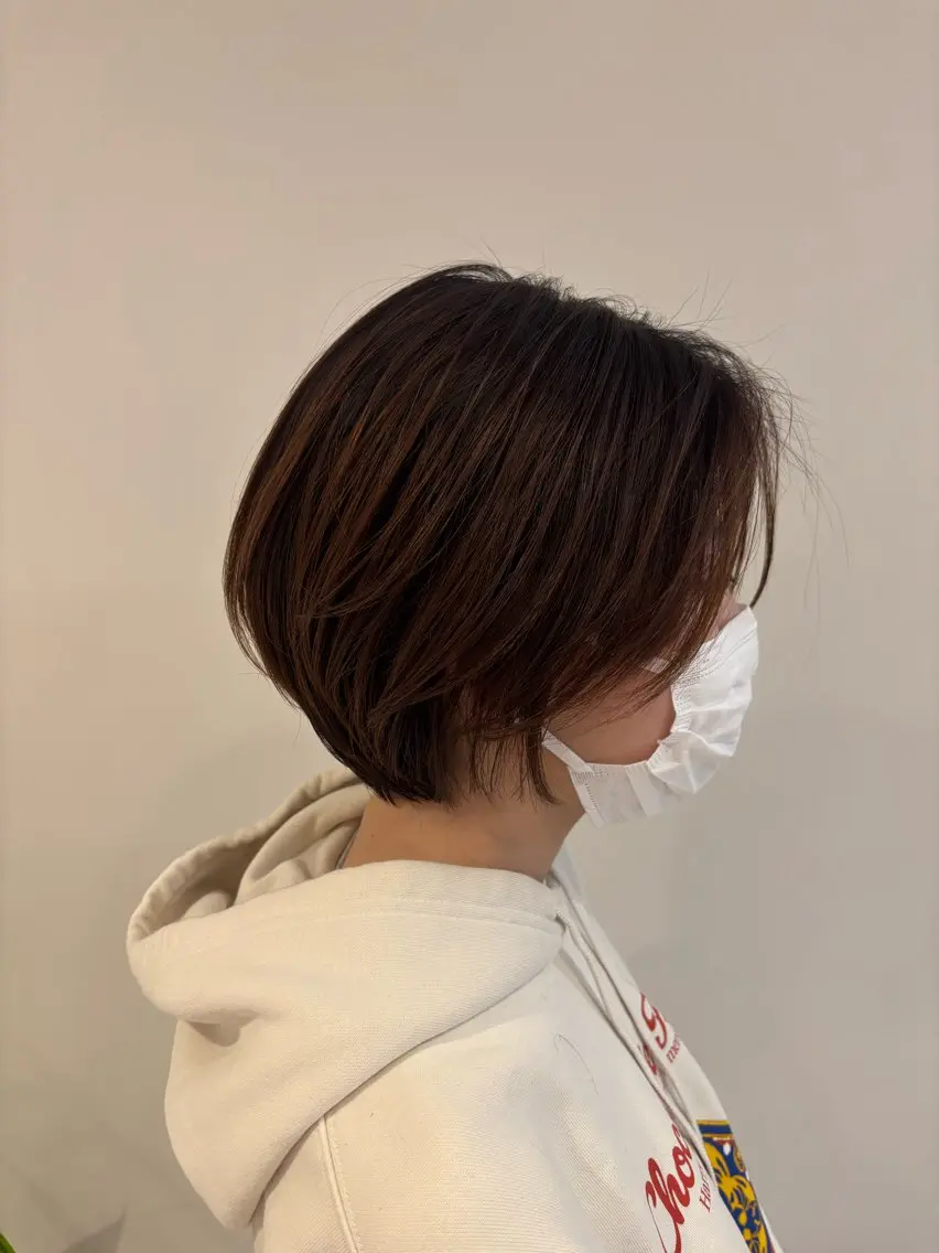 ショート 柏木 彩夏のヘアスタイル