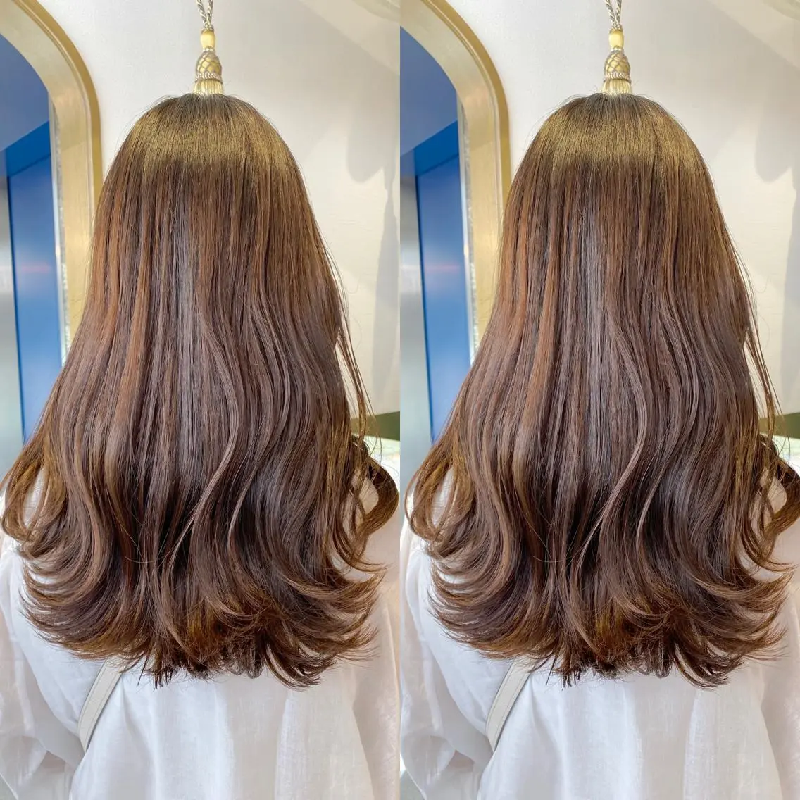 ロング カット ヘアカラー トリートメント レイヤーカット /透明感カラー西田のヘアスタイル