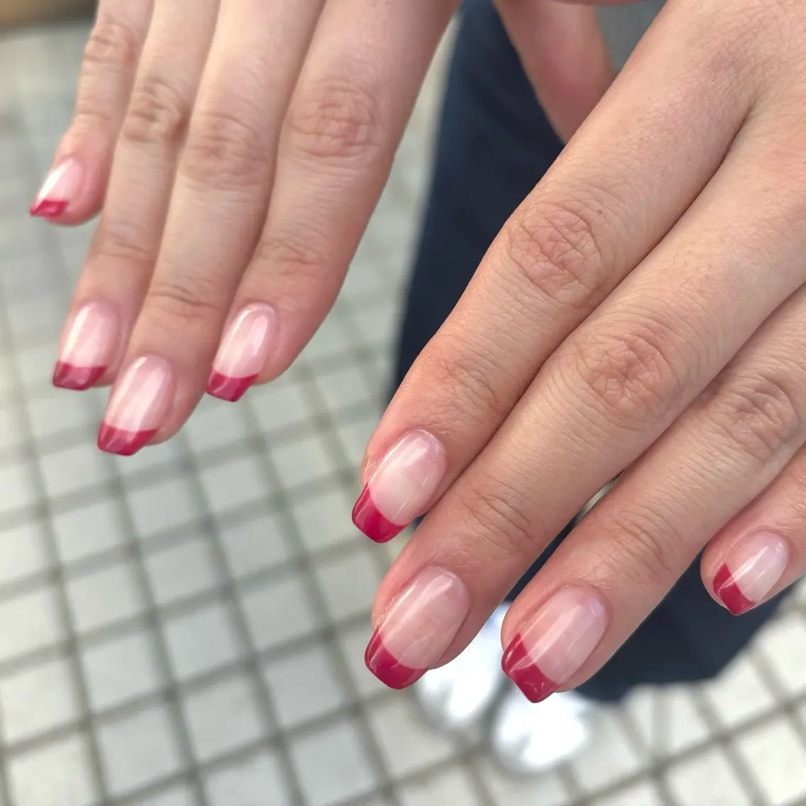 【ハンド🤍オフ込】フレンチ💅の写真