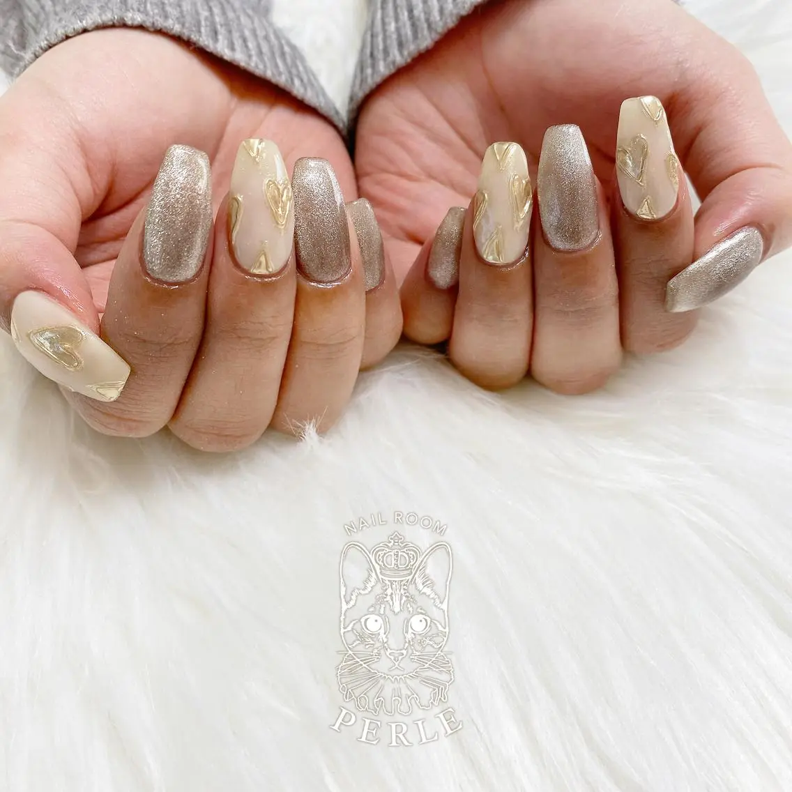 ネイル ハンドネイル nail room Perleのネイルデザイン