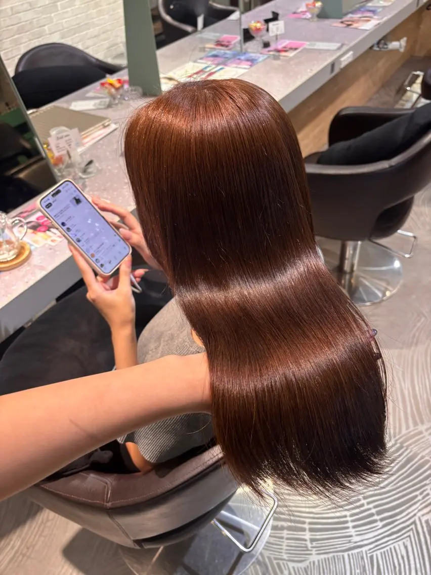 ロング ヘアカラー 透明感ｶﾗｰ🫧 rico💗空き🈶のヘアスタイル