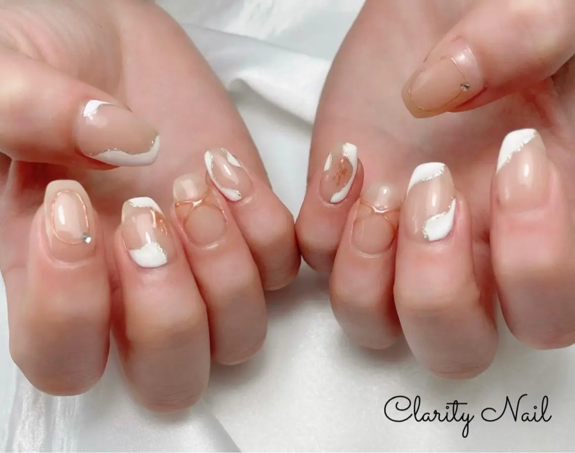 ネイル アートネイル 持ち込み ハンドネイル Clarity Nailのネイルデザイン