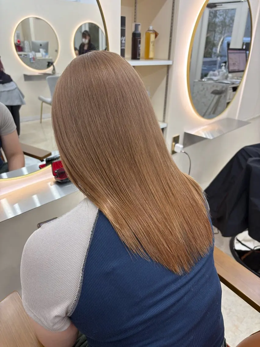 ロング カラー ヘアカラー トリートメント ヘッドスパ 【店長】ブリーチ指名 No.1戸塚優思のヘアスタイル