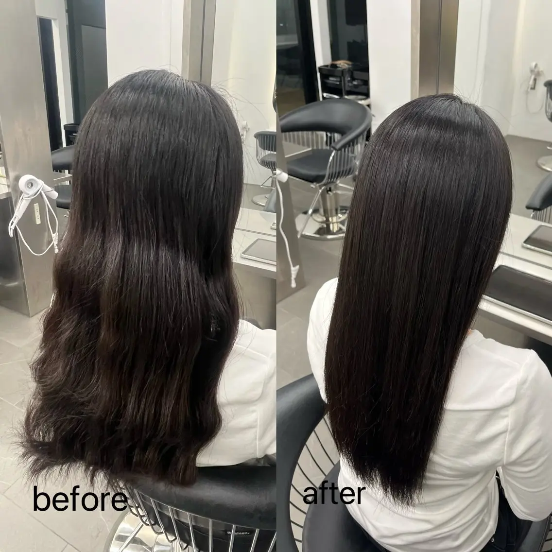 パーマ 縮毛矯正 ベージュカラー🤎 ayukaのヘアスタイル