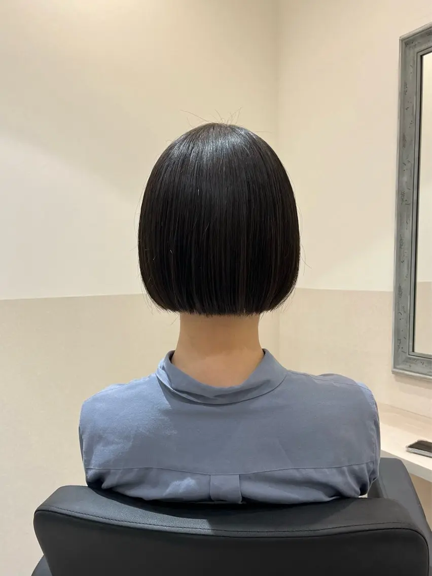 ショート カット 堤　葵生/透明感カラ ー/髪質改善縮毛矯正のヘアスタイル