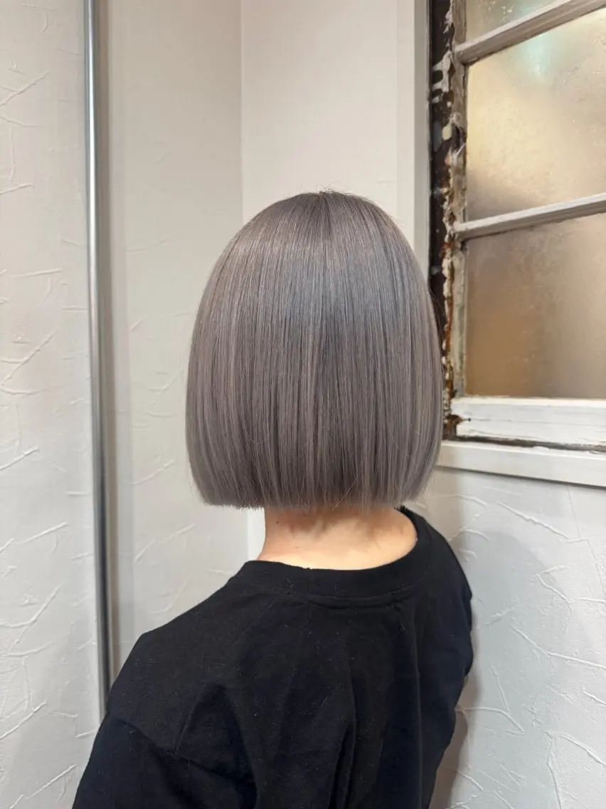 ミディアム カラー カット ヘアカラー トリートメント マンツーマン施術/ ダブルカラー/アリサのヘアスタイル