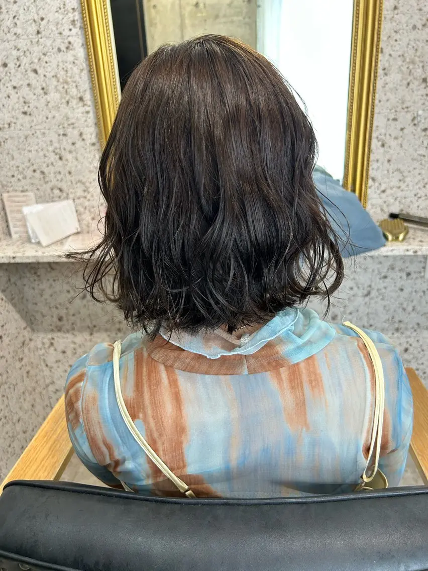 カラー グレージュ オリーブグレージュ オリーブグレー ヘアカラー [lani ] konatsuのヘアスタイル