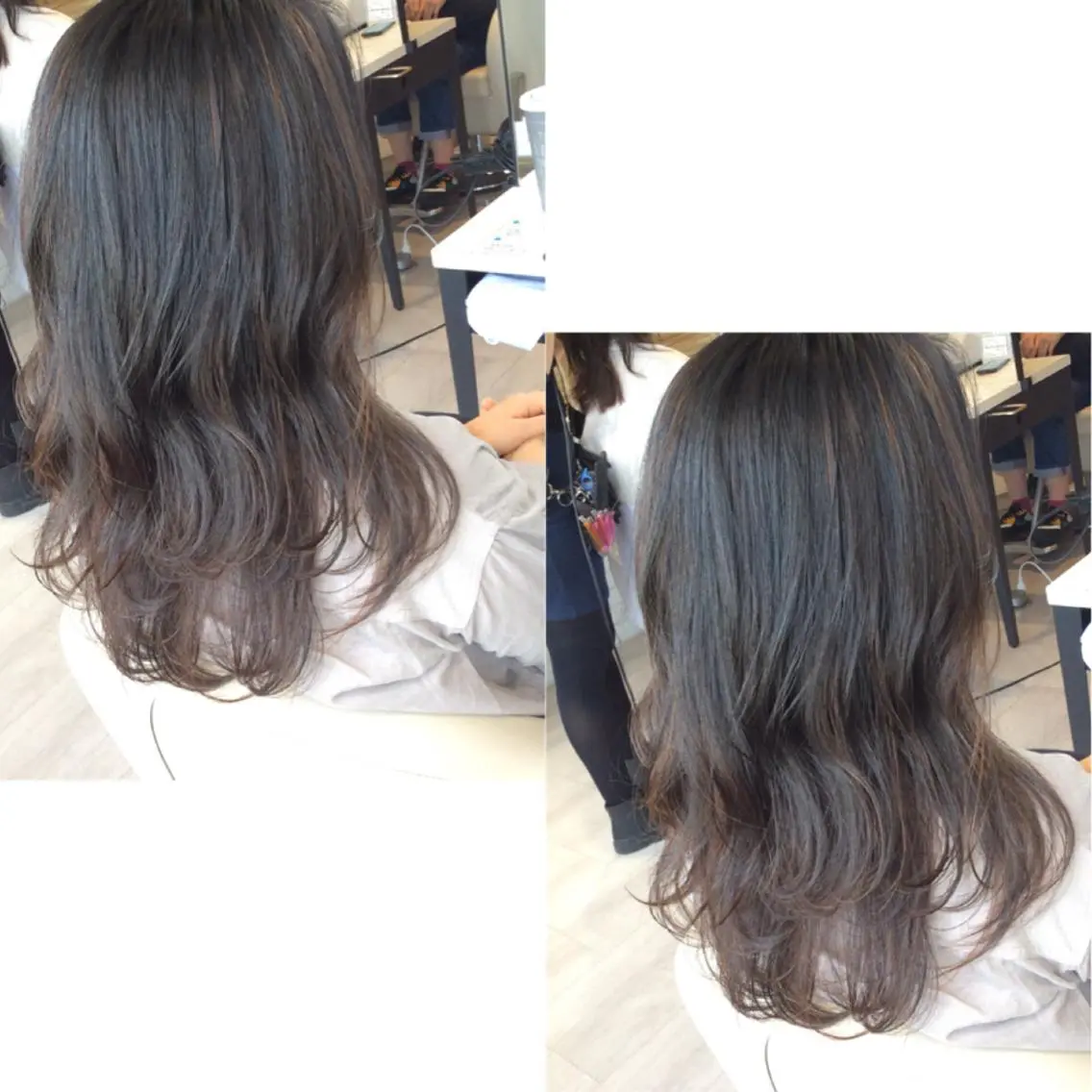 ロング カラー 金子 富士のヘアスタイル