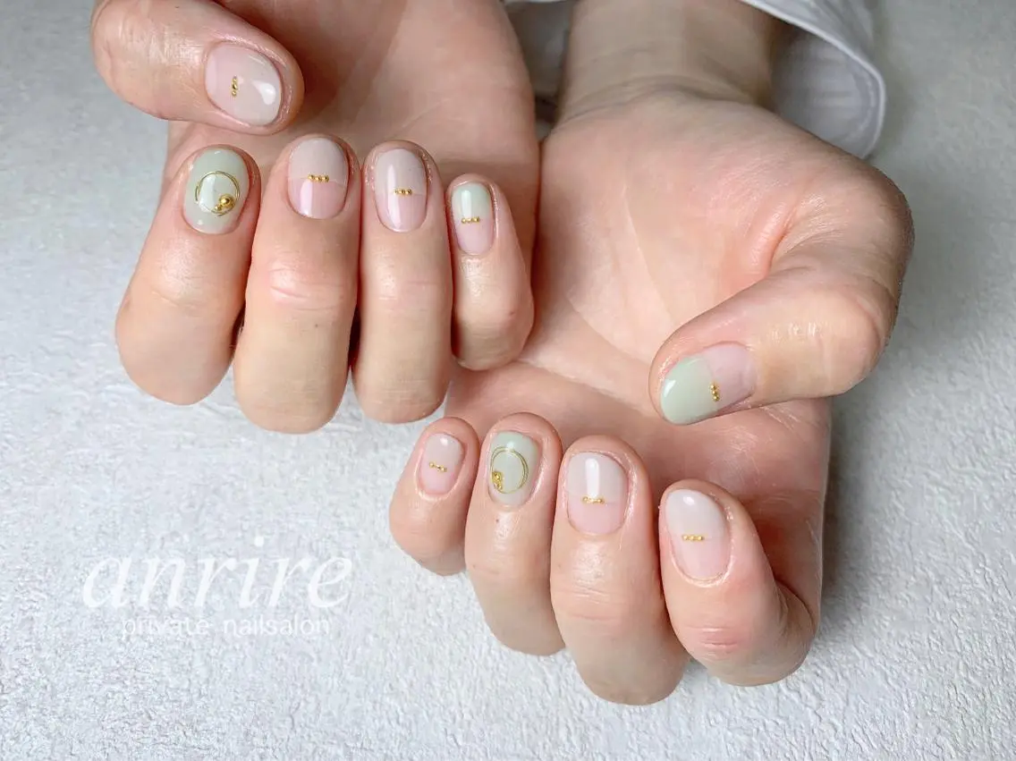 ネイル ハンドネイル nailsalon anrireのネイルデザイン