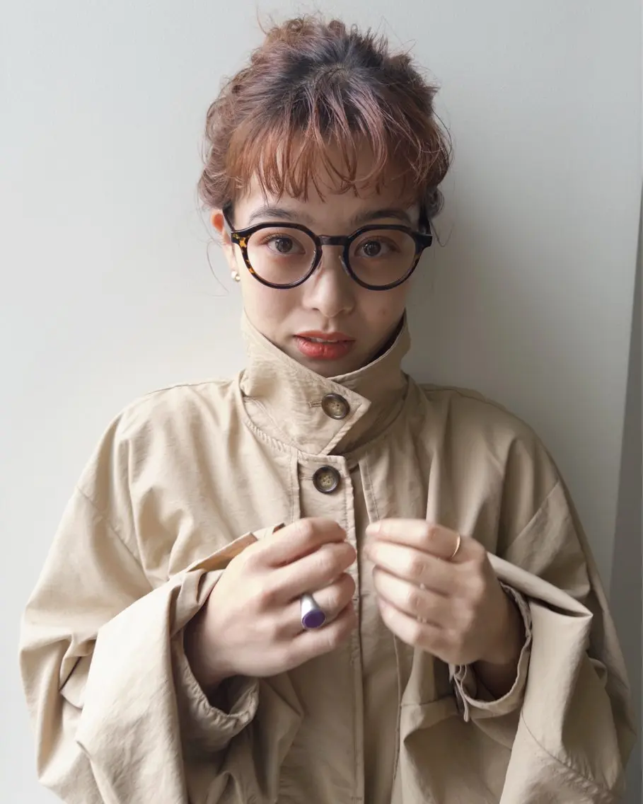 カラー ヘアカラー トリートメント 無料カットモデル募集 ／ueno aiのヘアスタイル