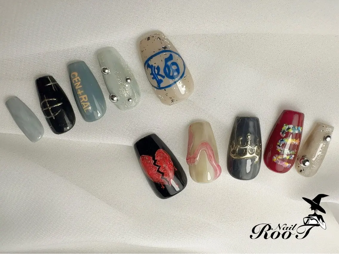 ネイル ネイルチップ ハンドネイル RooT Nailのネイルデザイン