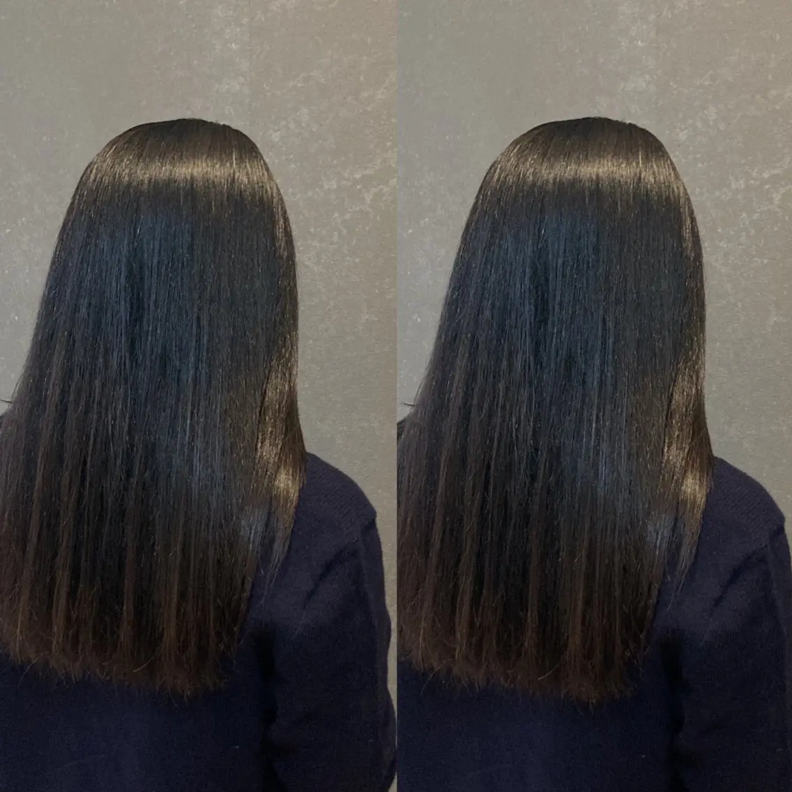 セミロング カラー み うのヘアスタイル