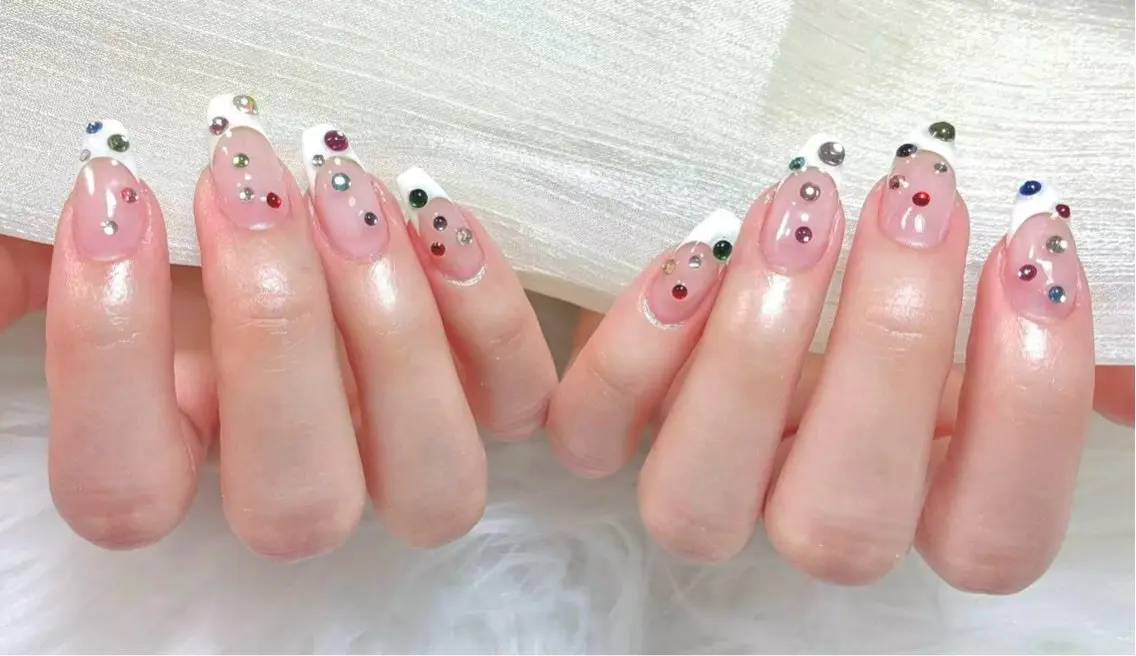 ネイル アニマル柄 チークネイル 成人式 フラッシュネイル フットネイル 持ち重視 B•U Nail大宮のネイルデザイン