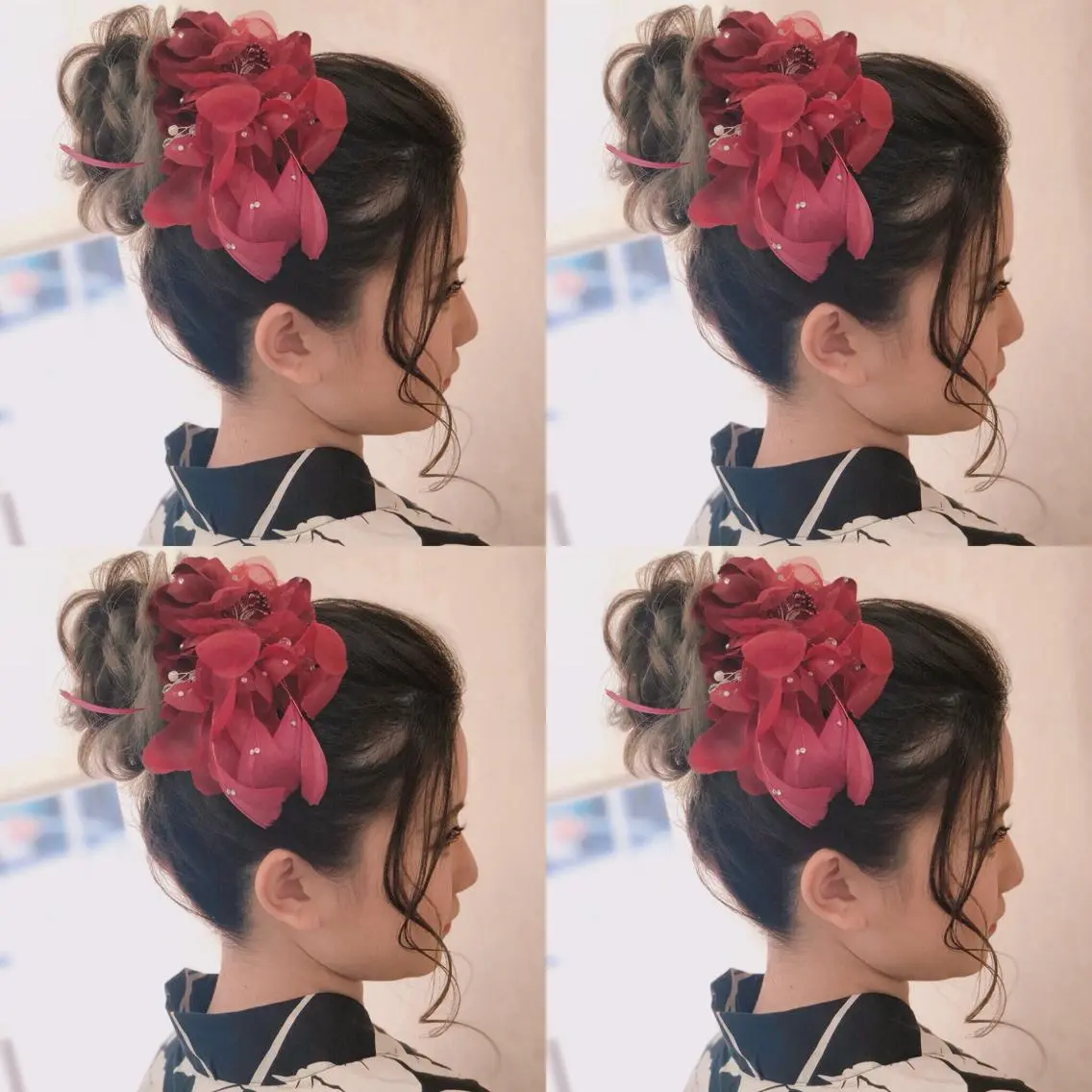 ロング ヘアアレンジ お団子ヘア ヘアセット 🌷MAYU 🌷のヘアスタイル