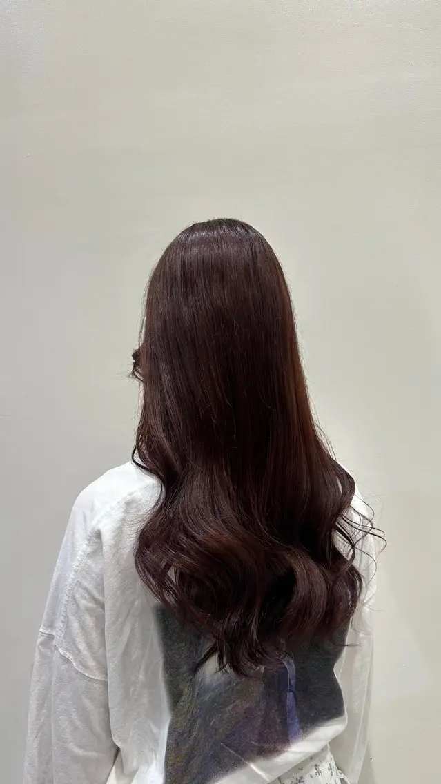 ロング カラー ブラウンカラー ピンクカラー ピンクブラウン 🎀 RUNA🎀のヘアスタイル