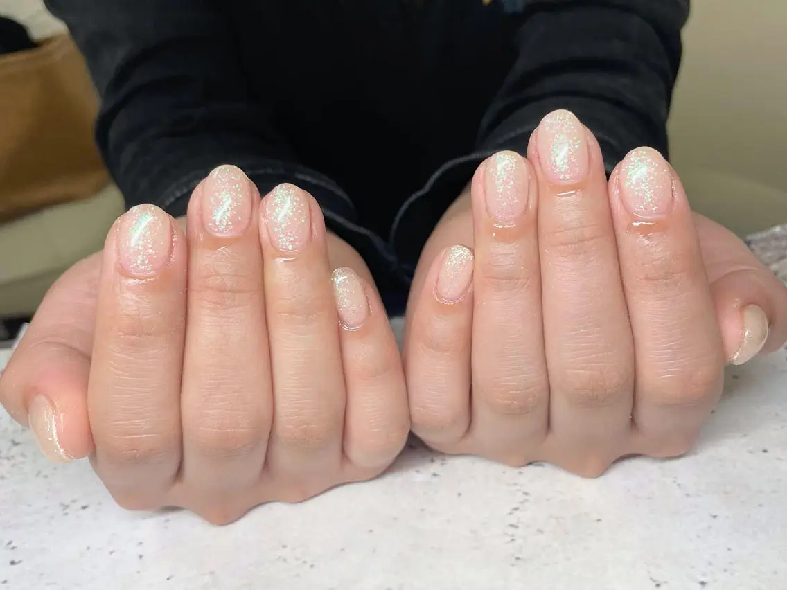 ネイル ラメ(グリッター) ワンカラーネイル ハンドネイル ハンドケア nail salon アトリエBONOのネイルデザイン