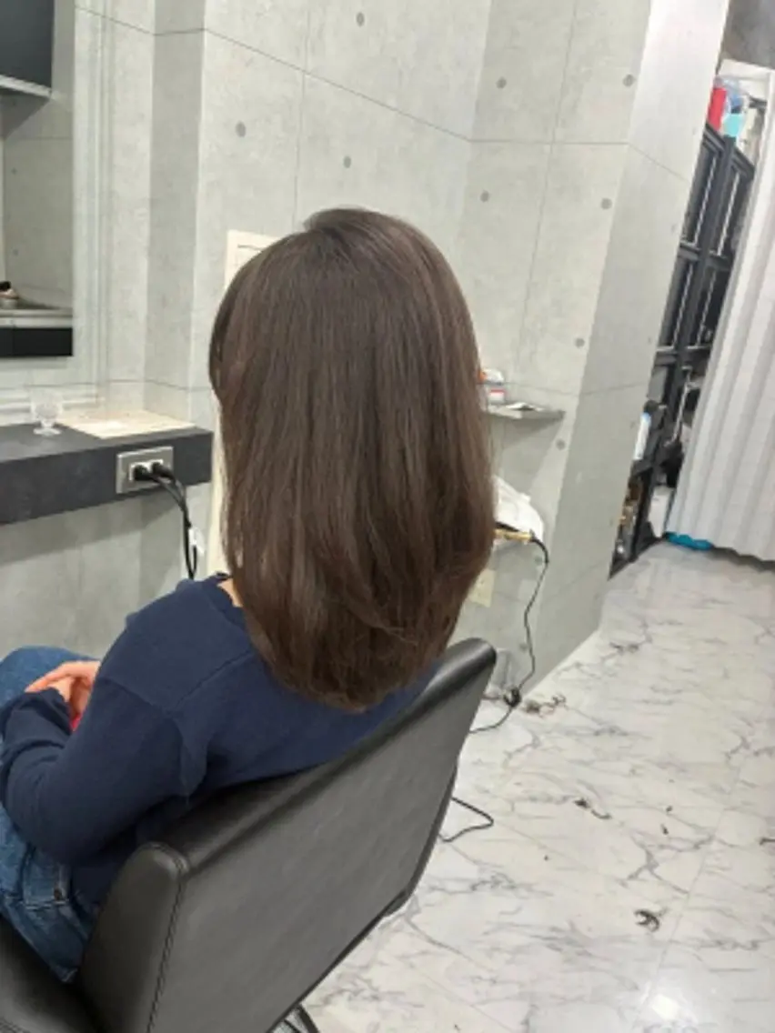 ミディアム ヘアカラー Endearing 🌟銀座のヘアスタイル