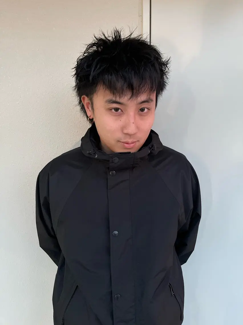 メンズカット+ツイストパーマの写真