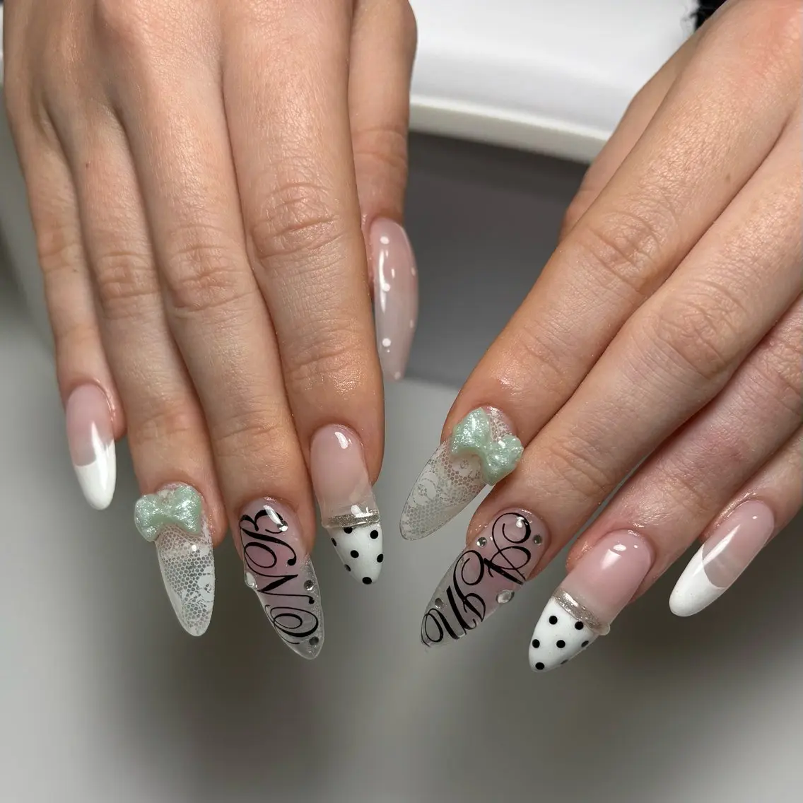 ネイル 長さ出し nailsalon wingのネイルデザイン
