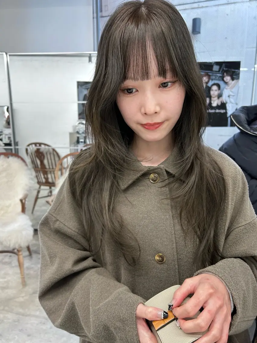 ロング カラー Pia ツボイ ケイタのヘアスタイル