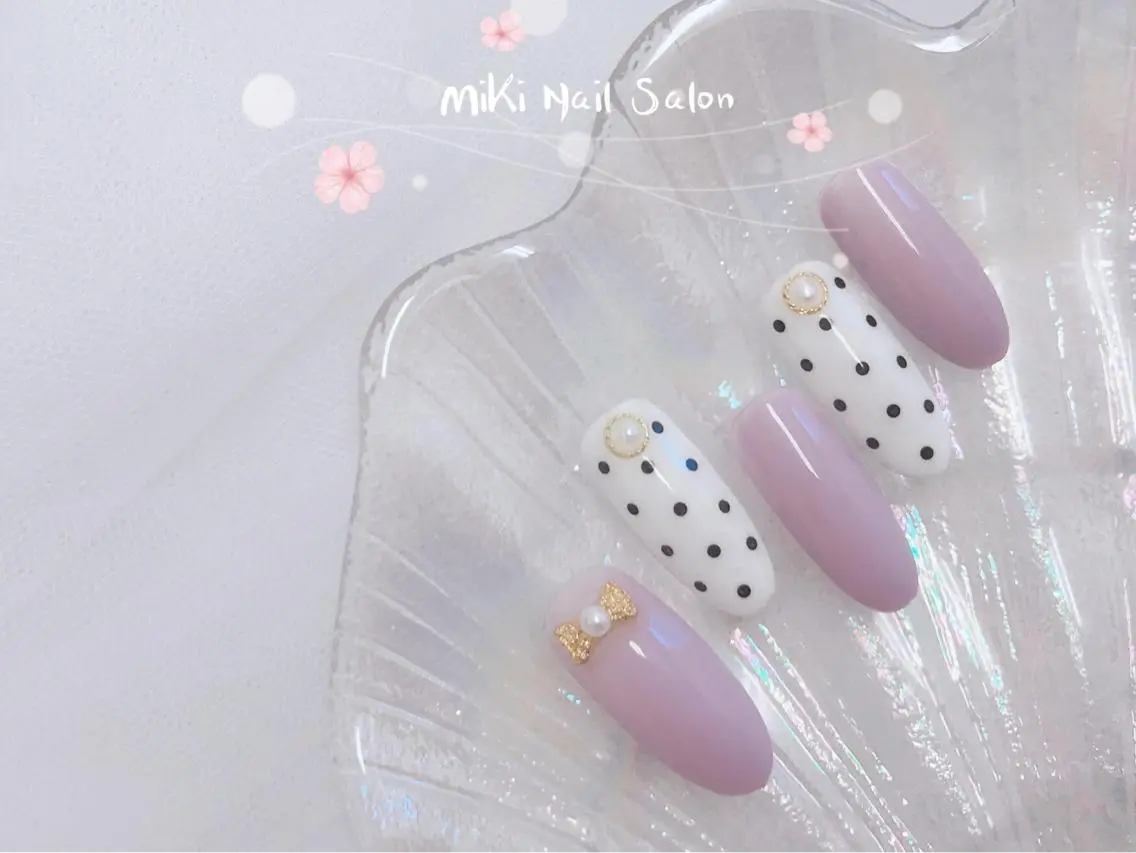 ネイル MiKi Nai池袋 長さだし得意のネイルデザイン