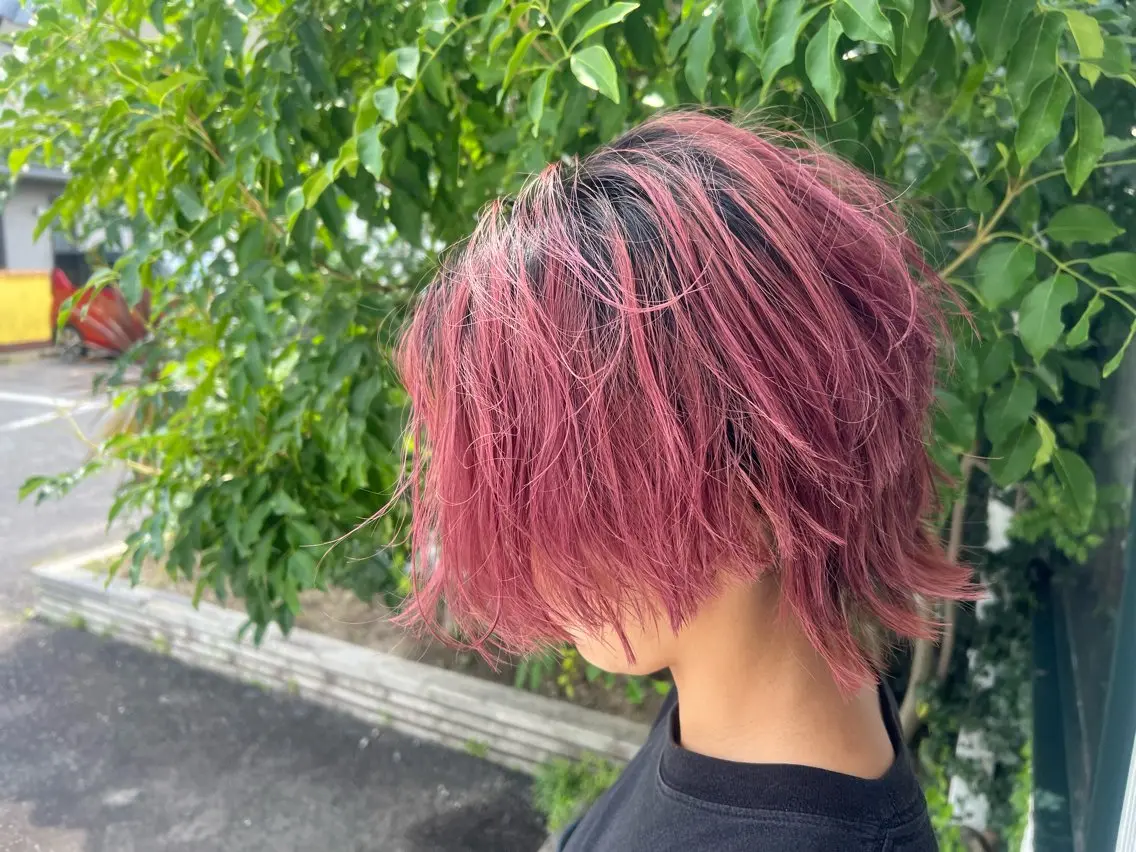 ショート ウルフカット 竹内 翼のヘアスタイル