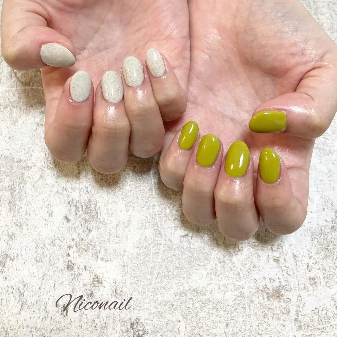 ショート ネイル ワンカラーネイル Niconail ☆ 仙川/ Aiのネイルデザイン