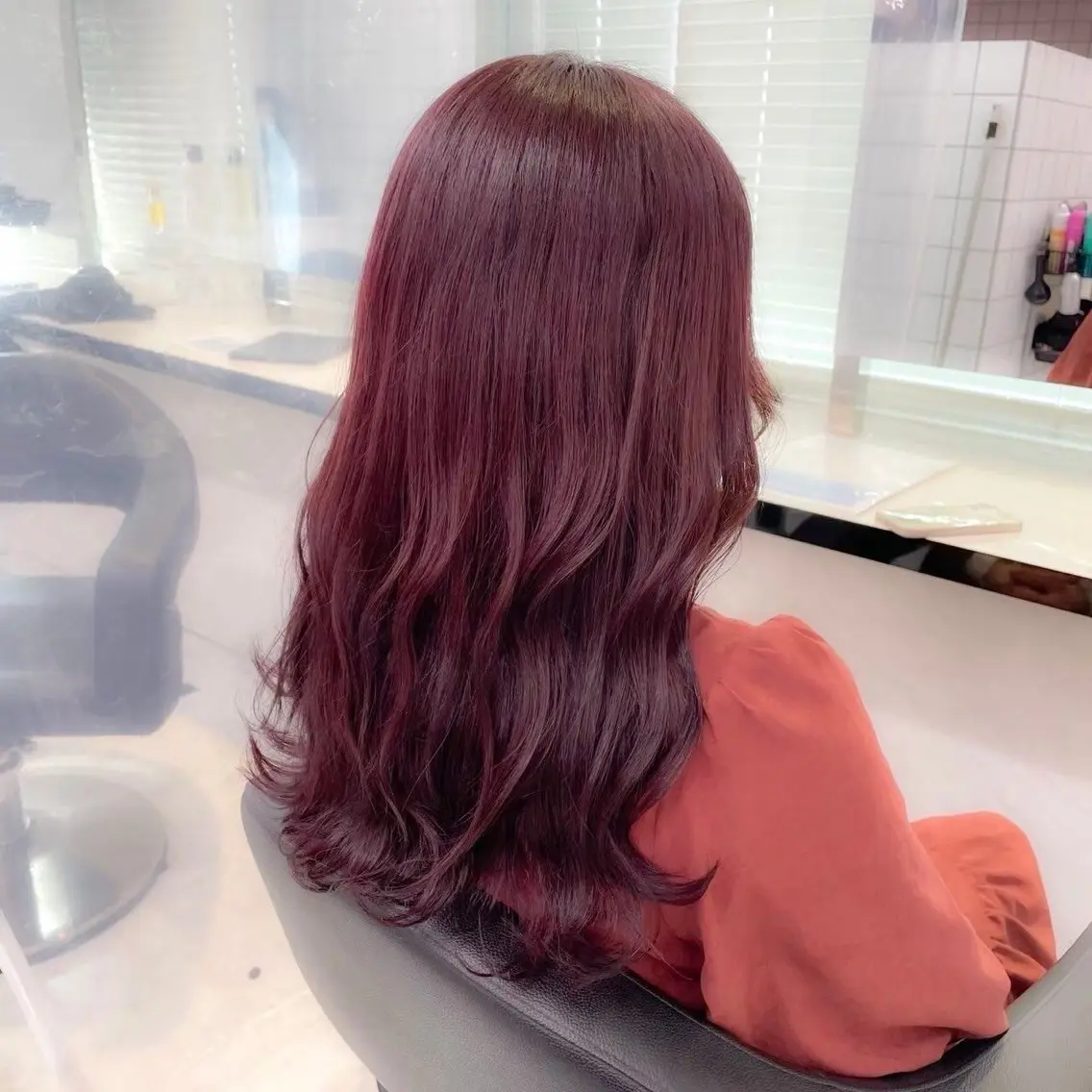 ロング カラー ピンクカラー かわいいモテカラー 🎀SAAKA🎀のヘアスタイル