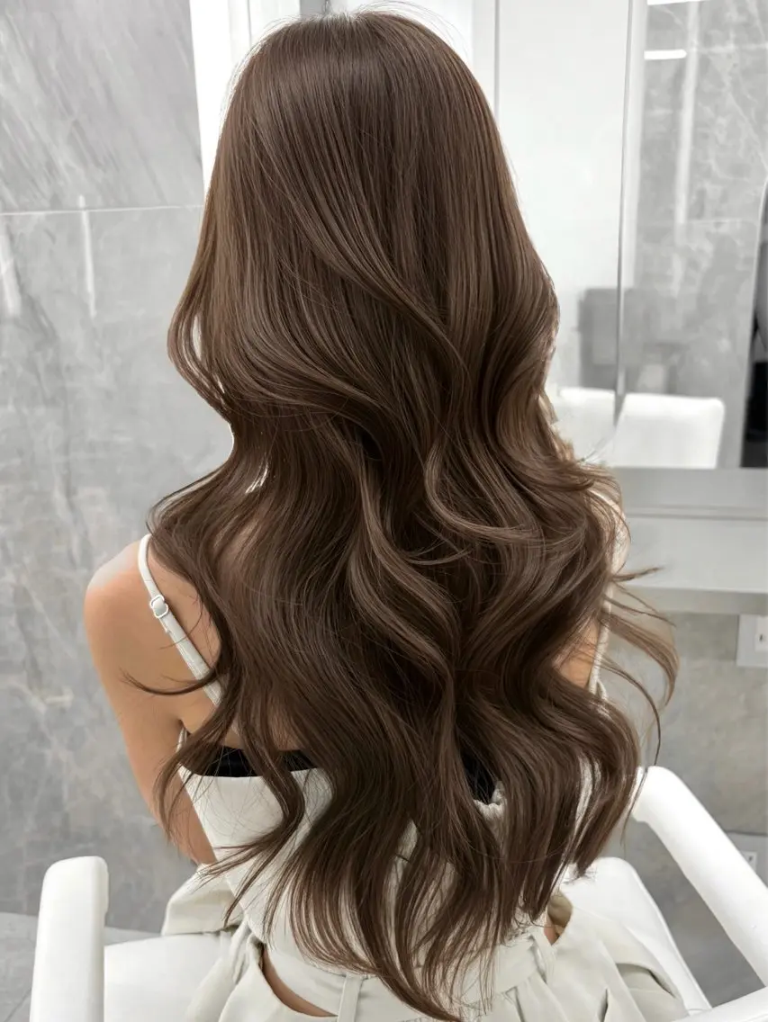 ロング カラー 天野 ひとみのヘアスタイル