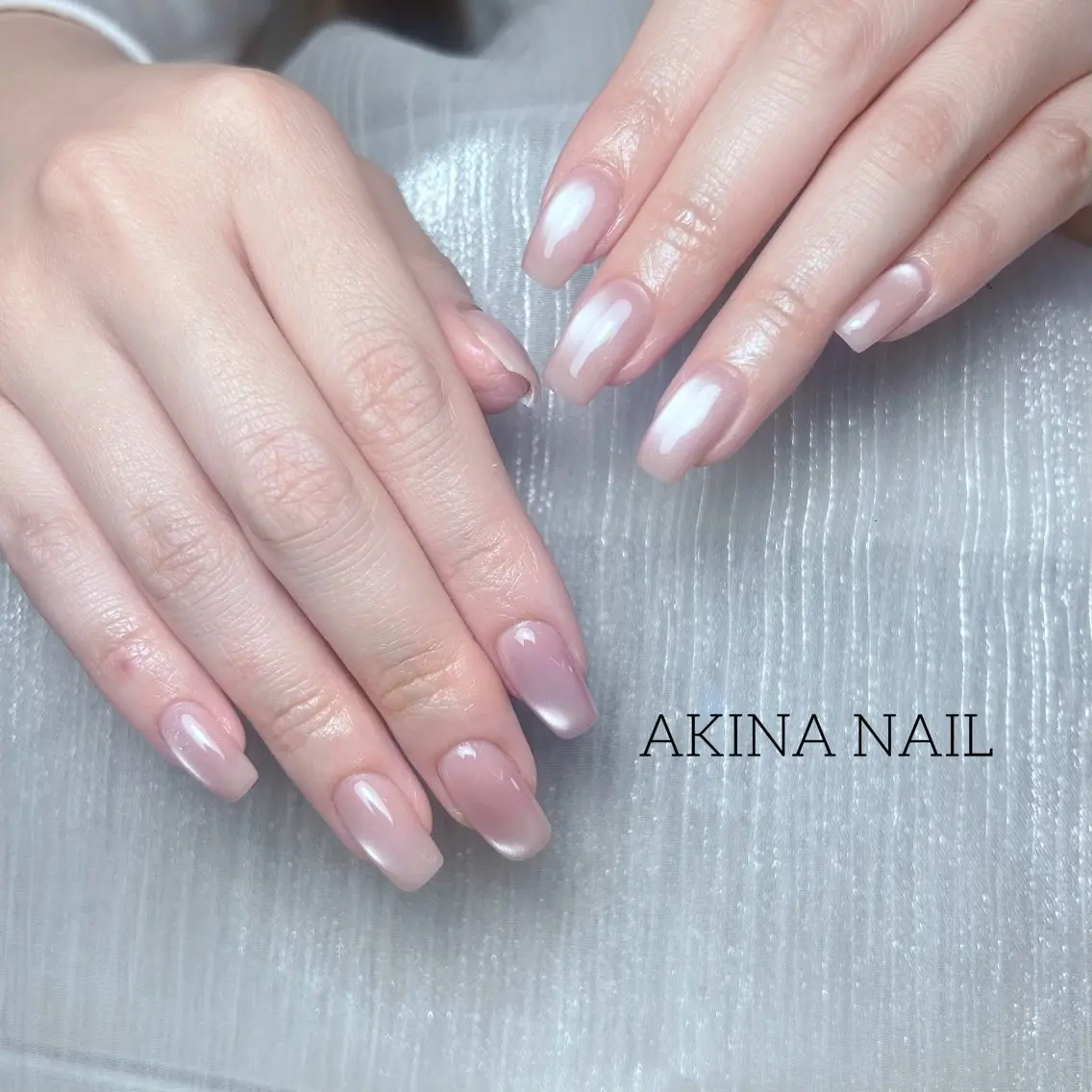 セミロング ハンドネイル Akina Nail 亀戸のネイルデザイン