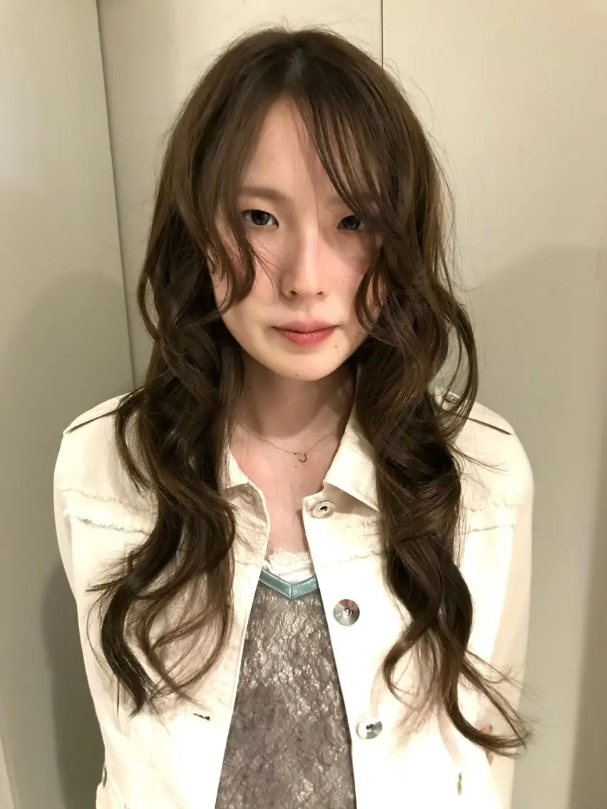 ロング カラー ヘアアレンジ core梅田 桜子のヘアスタイル