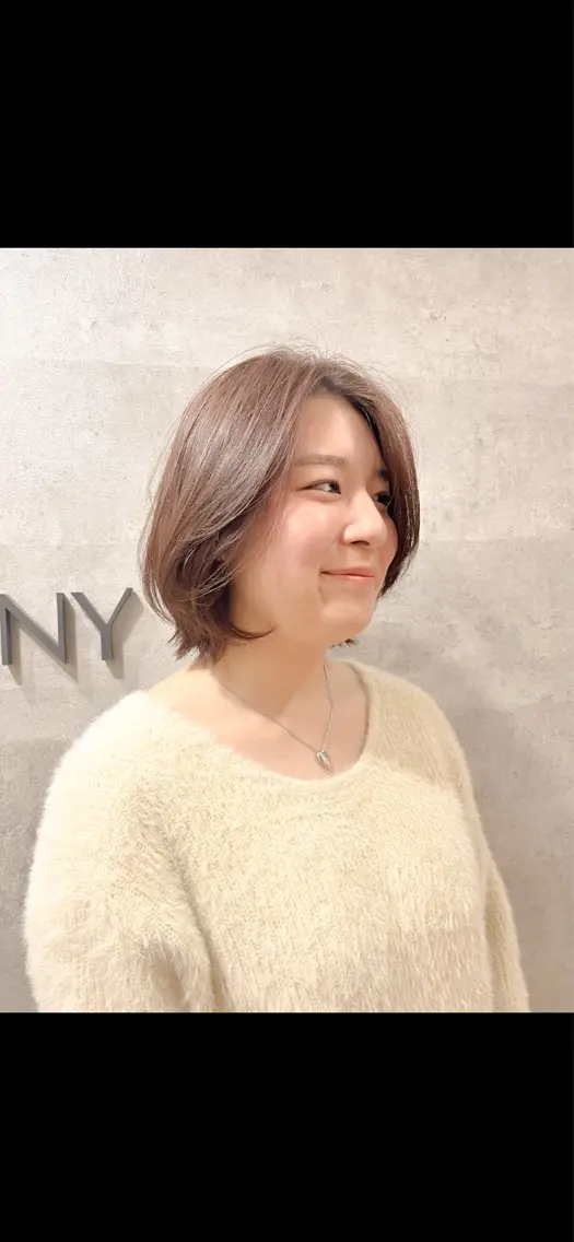 ミディアム カット ヘアカラー Grow by NYNY 田代 紀恵のヘアスタイル