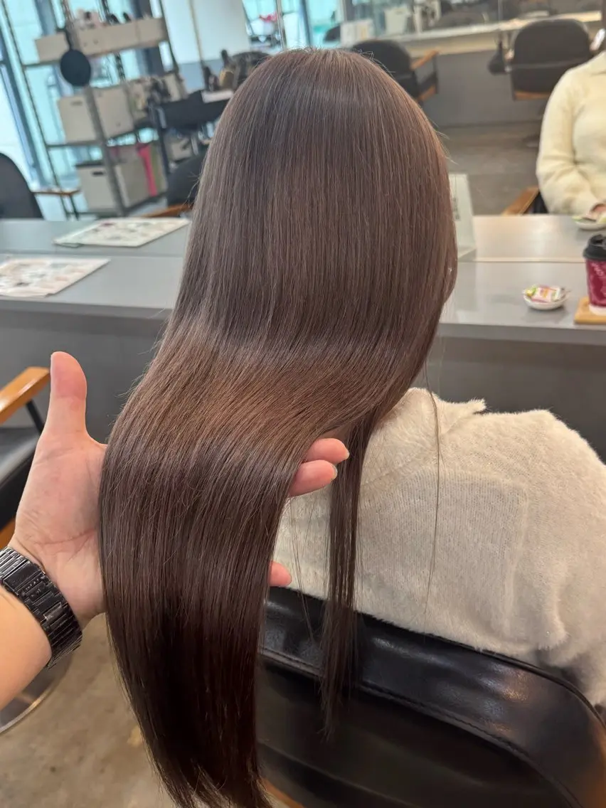 セミロング 髪質改善 カット ヘアカラー トリートメント レイヤー/髪質改善✨ sumi(スミ)のヘアスタイル