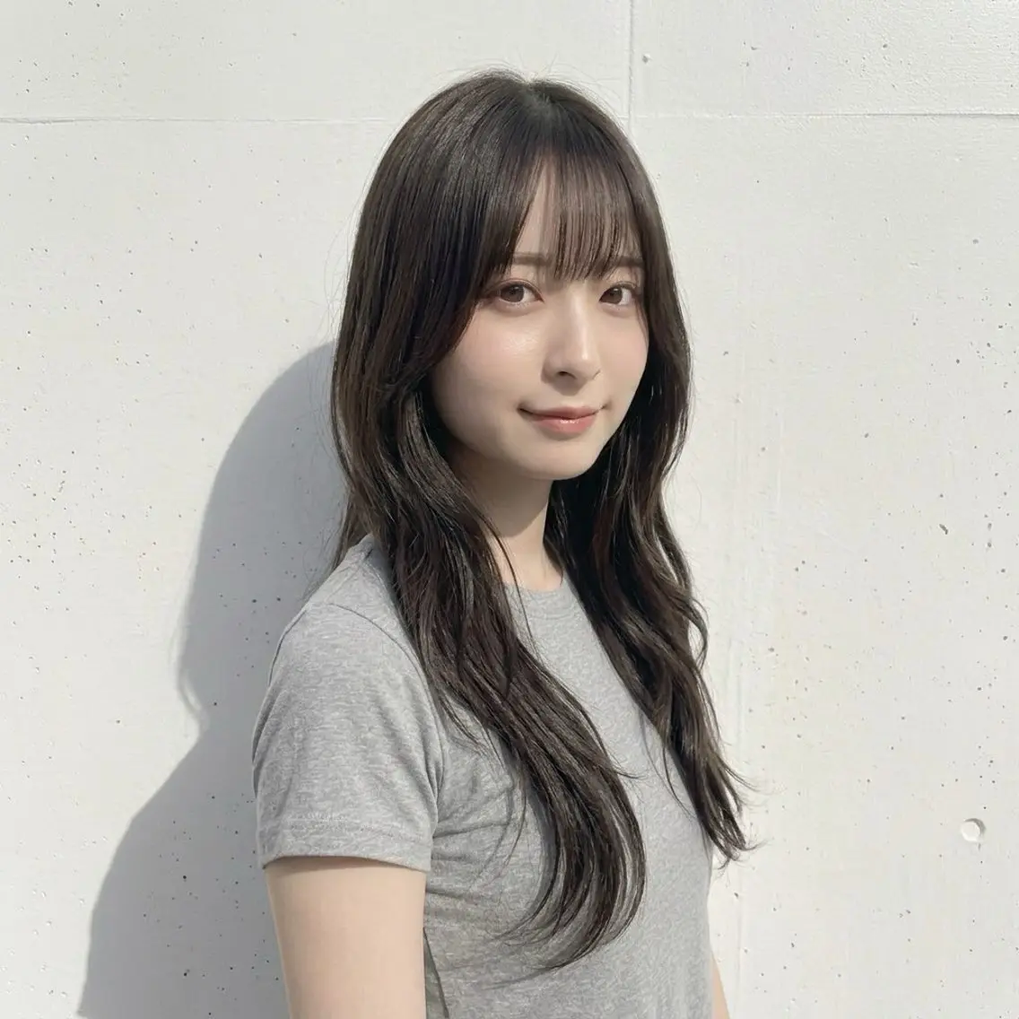 セミロング カラー ヘアカラー トリートメント 髪質改善特化KIZU /ブリーチ縮毛矯正のヘアスタイル