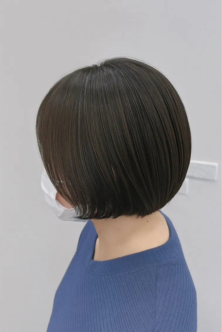ショート カラー カット ヘアカラー トリートメント 太白区/白髪ぼかし ハイライト/千葉達人のヘアスタイル
