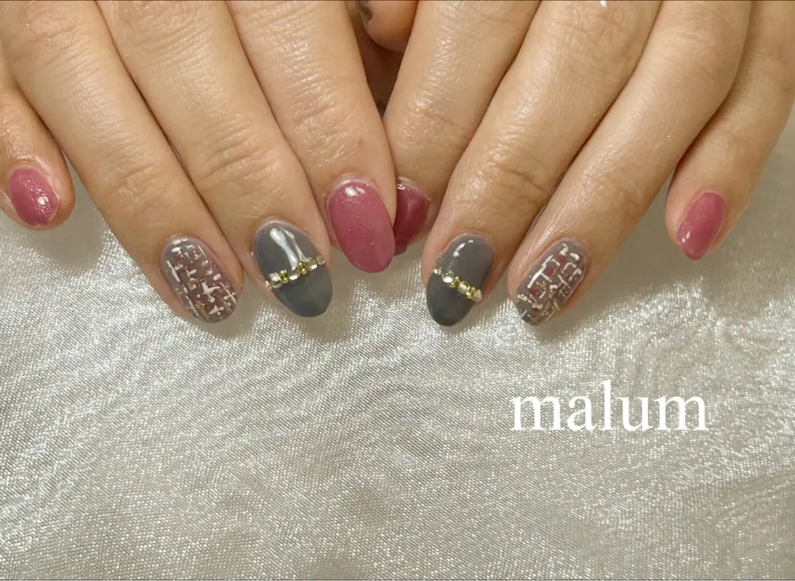 ネイル ハンドネイル malum nailのネイルデザイン