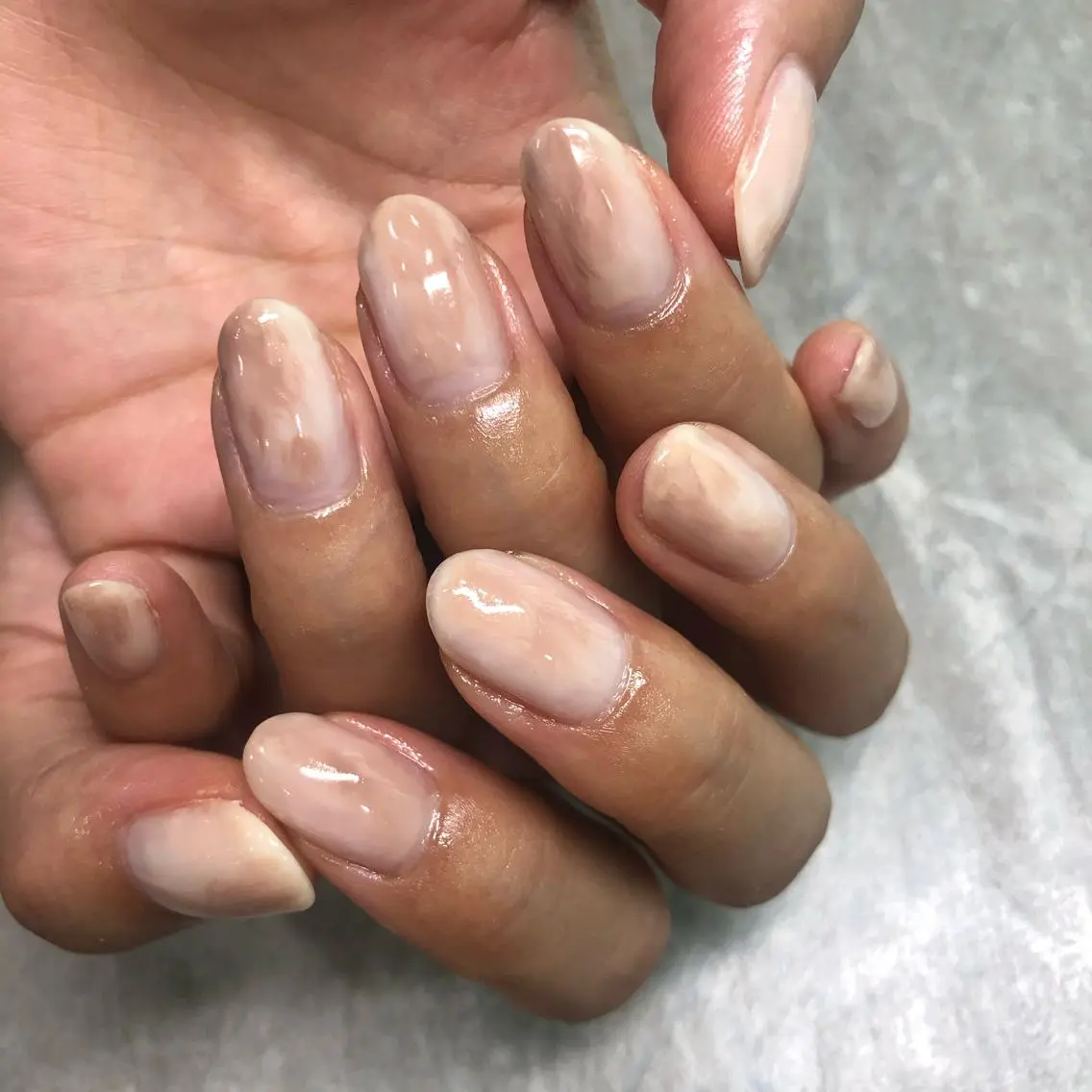 ネイル ニュアンスネイル ワンカラーネイル ハンドネイル yurina/ パラジェル認定サロンのネイルデザイン