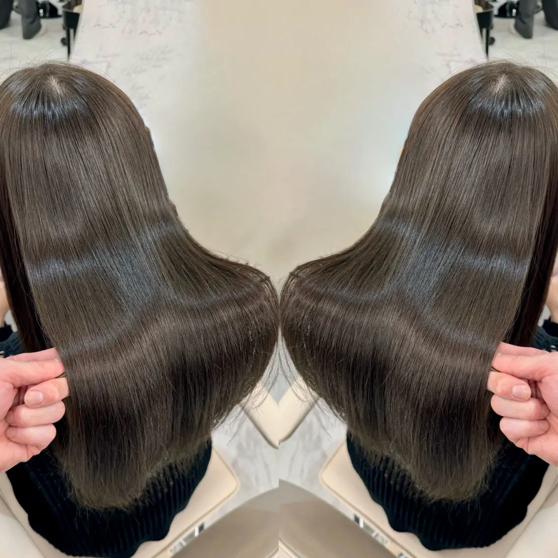 【前髪が気になる方へ👍】カット+前髪矯正+髪質改善トリートメントの写真