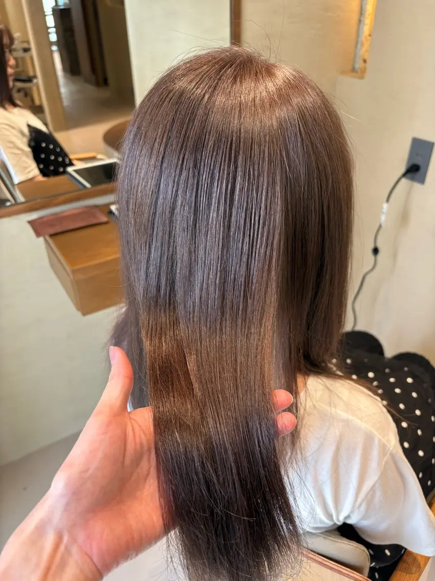ミディアム ヘアカラー メンズ／顔周りカ ット中目黒akaneのヘアスタイル