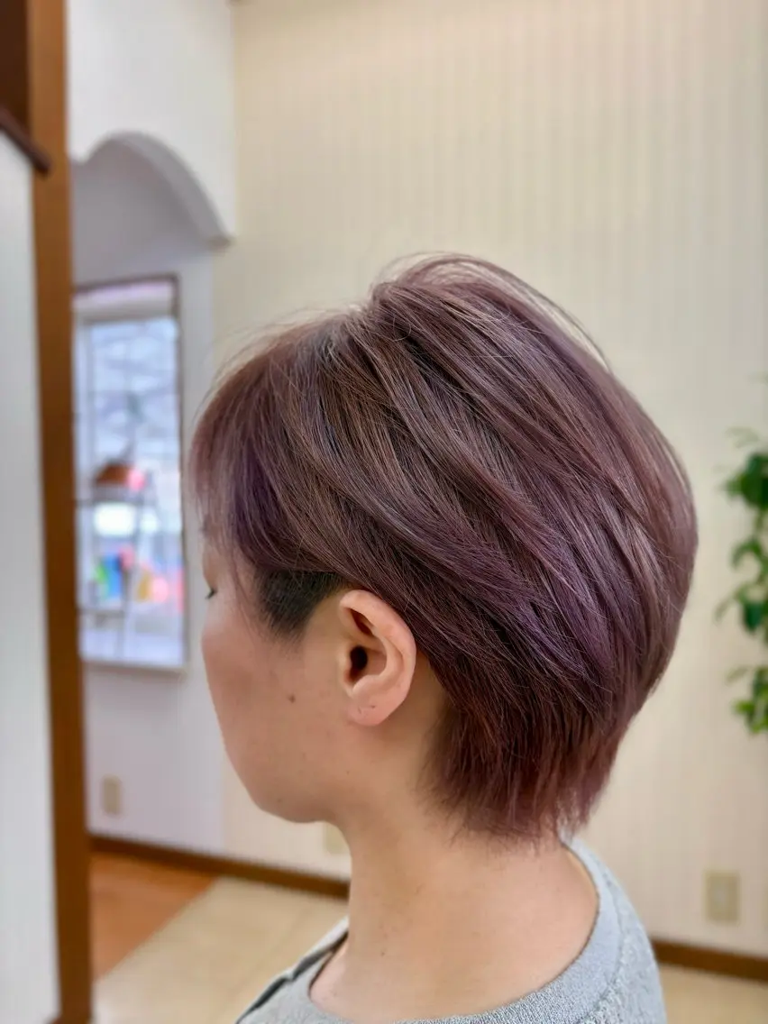ショート ショートヘア カット ヘアカラー 小関 大介のヘアスタイル