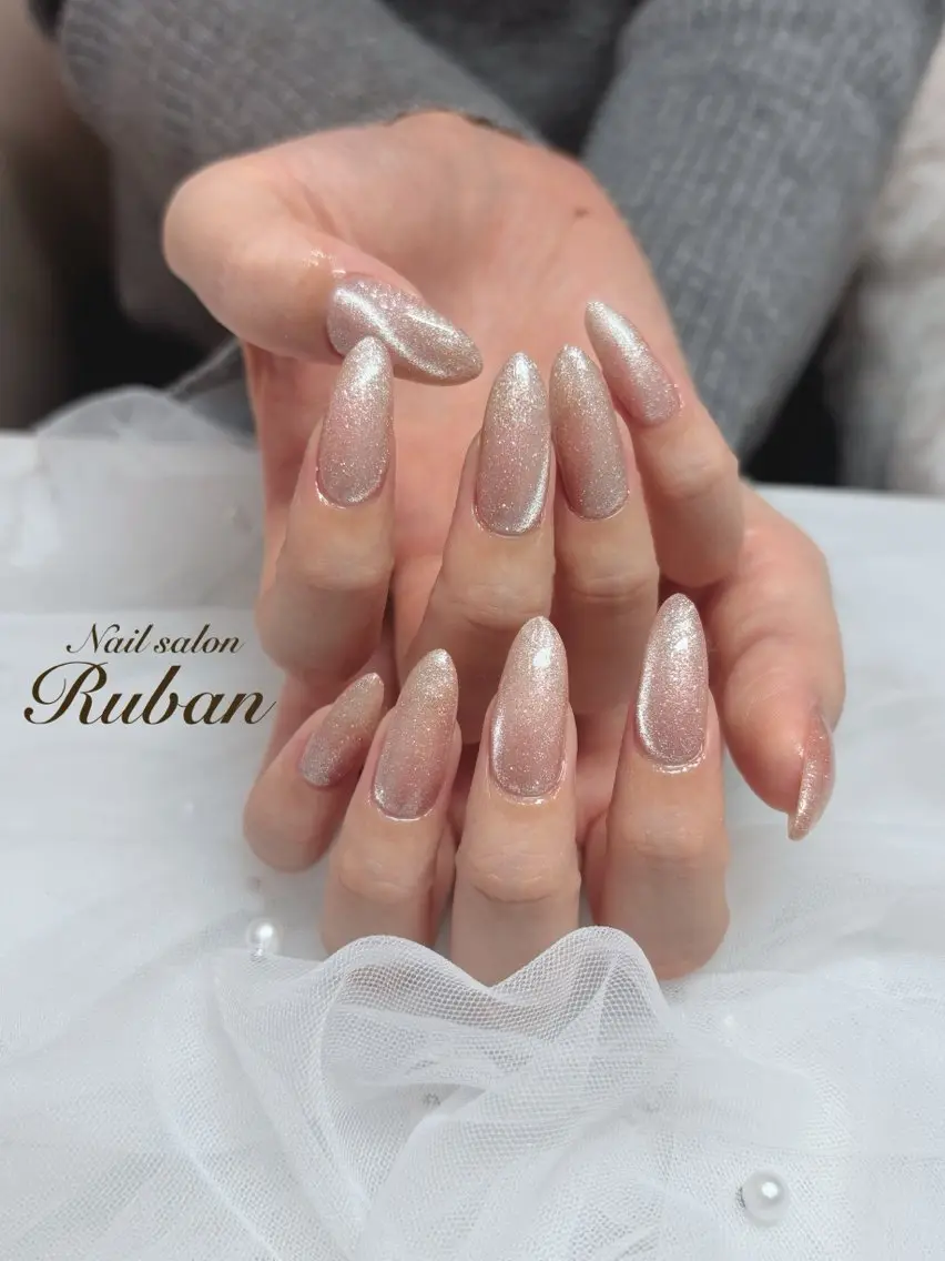 ネイル フラッシュネイル マグネットネイル Nail salon Rubanのネイルデザイン