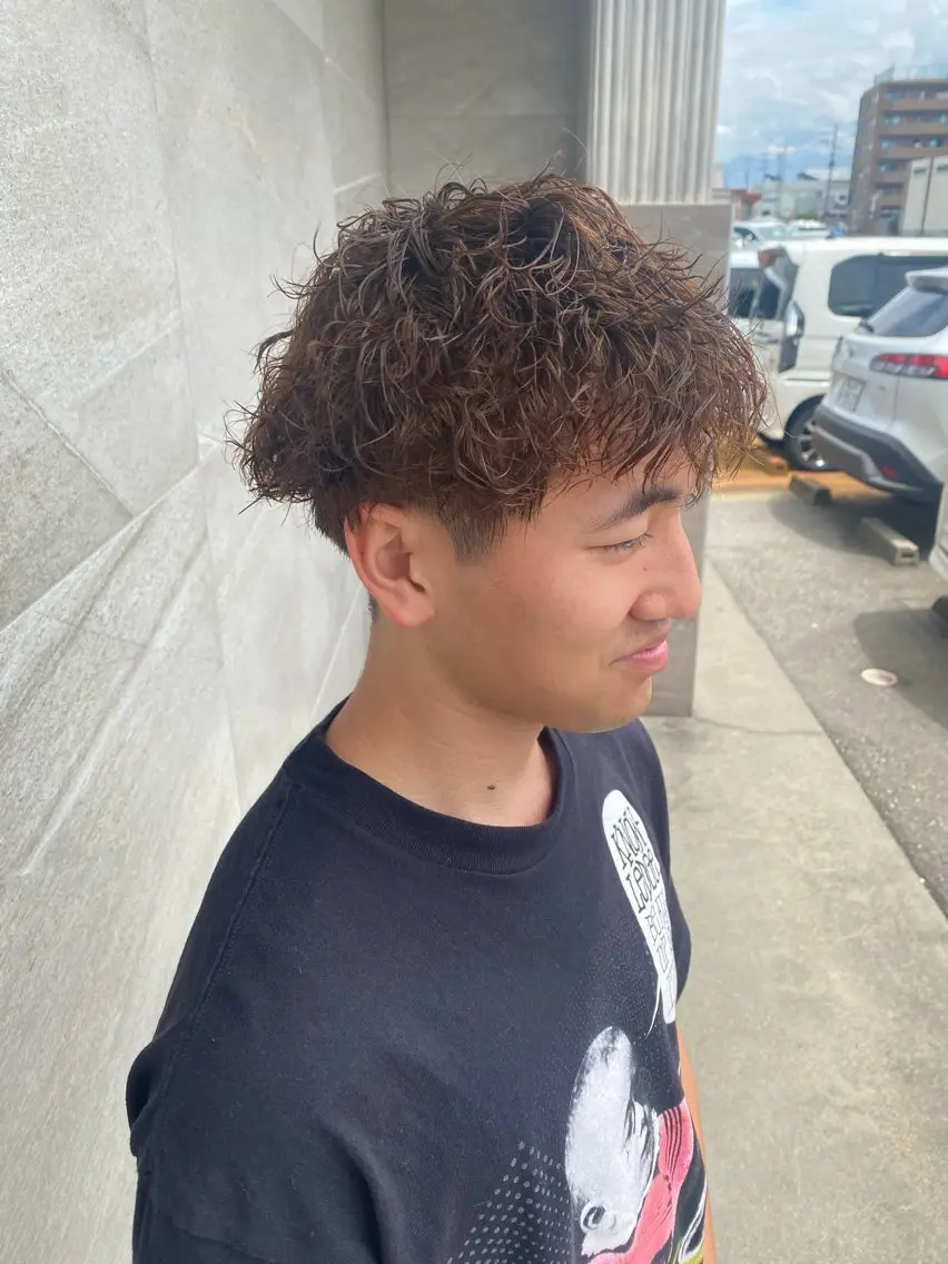 メンズ パーマ 水野 聖哉のヘアスタイル