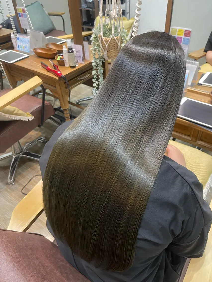 セミロング パーマ 巻ける縮毛矯正✨ 木下晴一朗✨のヘアスタイル