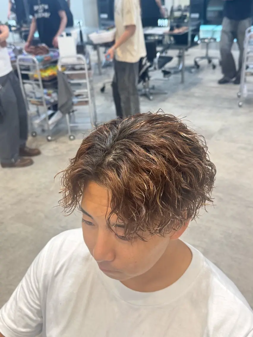 ショート パーマ カット パーマ fifth 児玉達哉 当日予約🙆のヘアスタイル