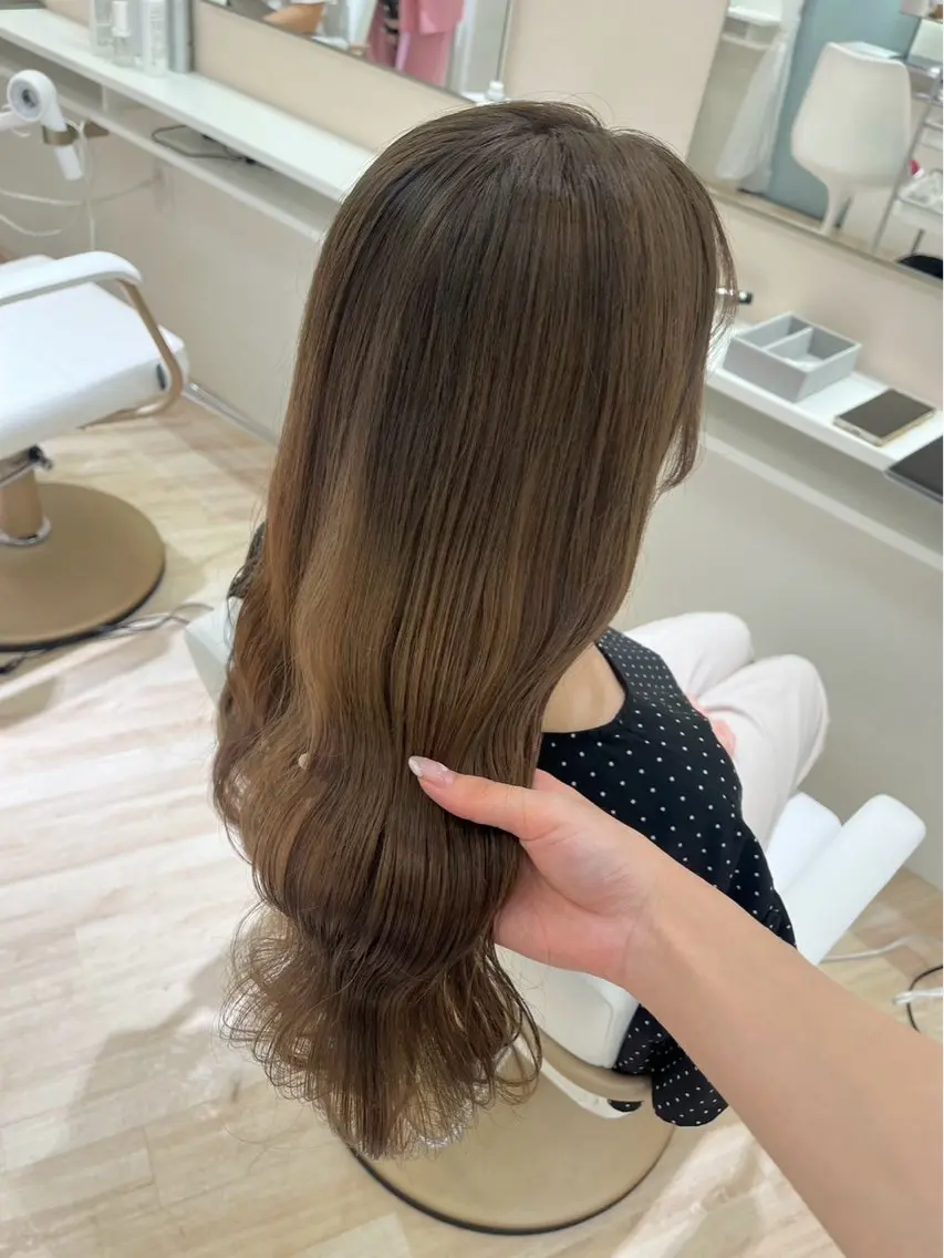 セミロング ヘアカラー Parve Mix/ 平 奈果🎀のヘアスタイル